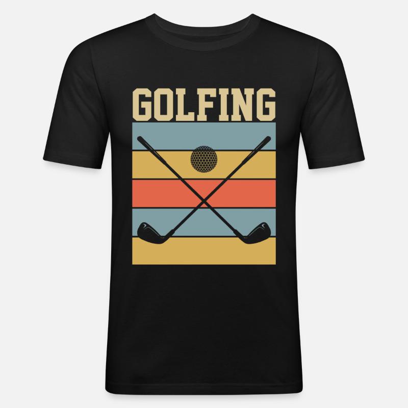 Golf Golf - Men's Slim Fit T-Shirt - black