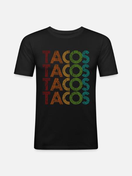 Taco - Men's Slim Fit T-Shirt - black