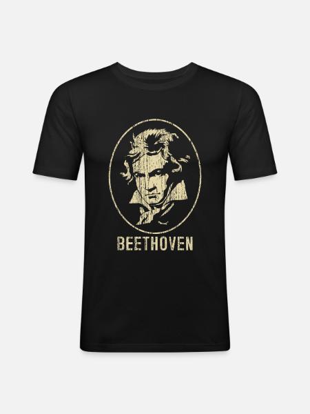 Beethoven - Men's Slim Fit T-Shirt - black