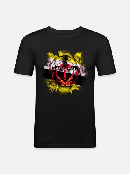 Brunei - Men's Slim Fit T-Shirt - black