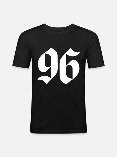 96 - Men's Slim Fit T-Shirt - black