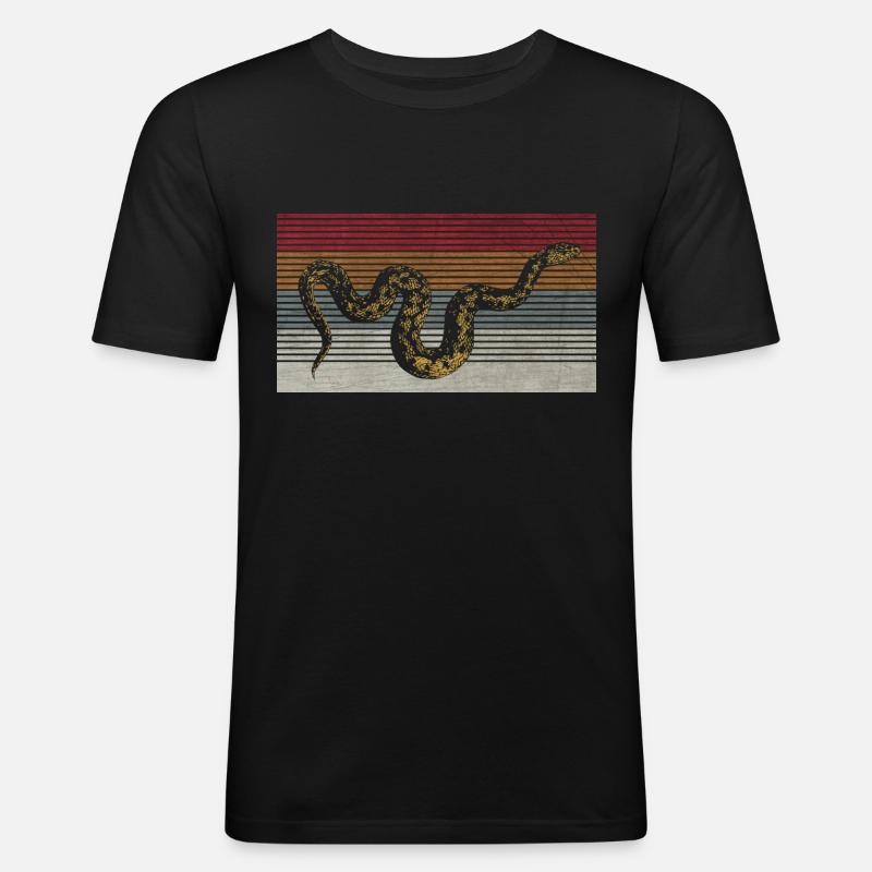 Snake - Men's Slim Fit T-Shirt - black