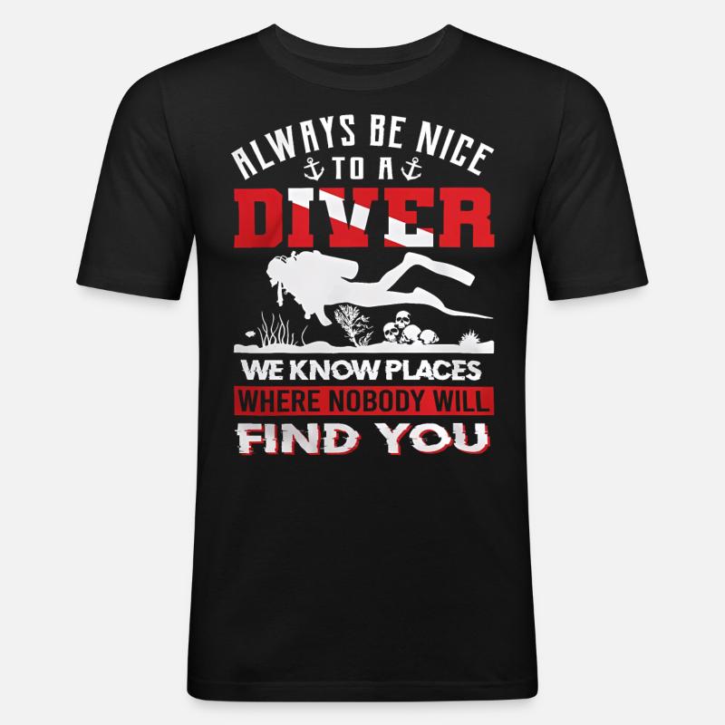 23F 0295 bk - Men's Slim Fit T-Shirt - black