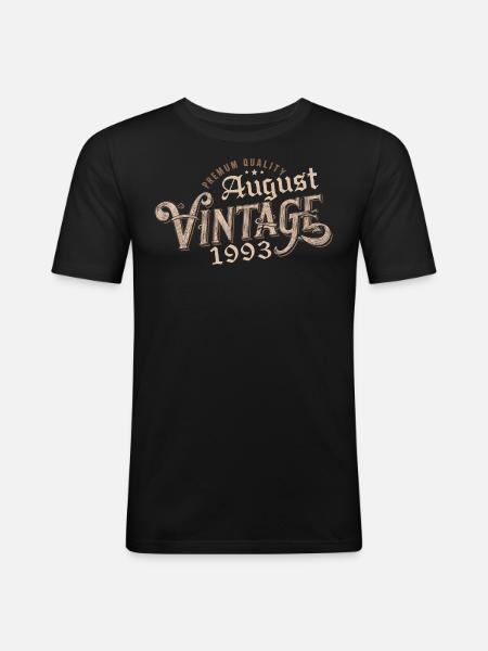 U32 - Men's Slim Fit T-Shirt - black