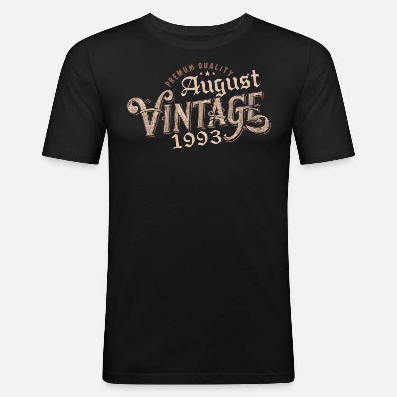 U32 - Men's Slim Fit T-Shirt - black