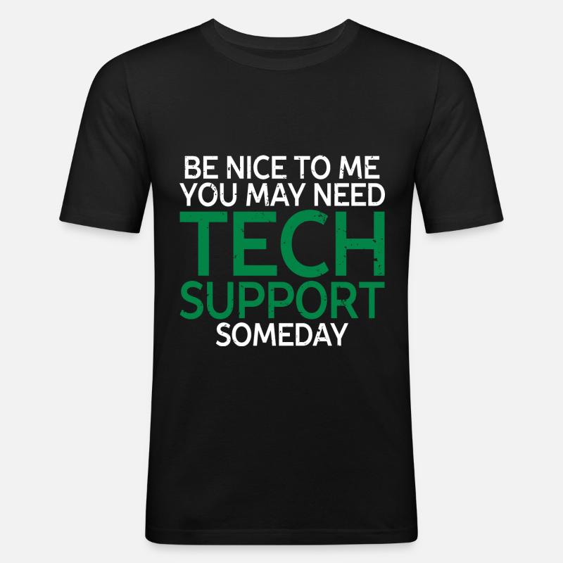 programmierer, evolution, computer, nerd - Männer Slim Fit T-Shirt - Schwarz