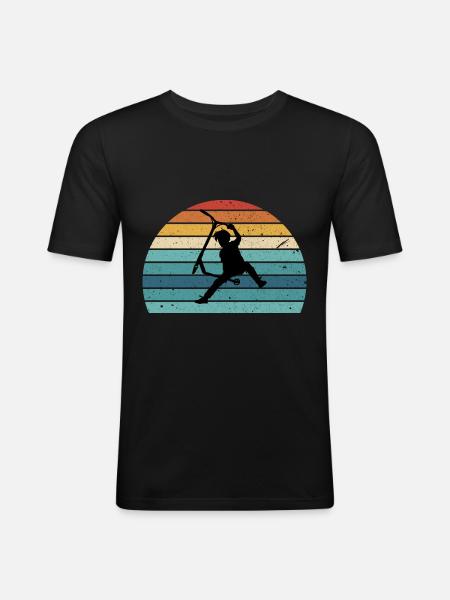 freestyle scooter - Men's Slim Fit T-Shirt - black