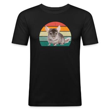 Rodents Rodents Hamster Rat Mouse Squirrel - Men's Slim Fit T-Shirt - black - Front - Nik (191cm)