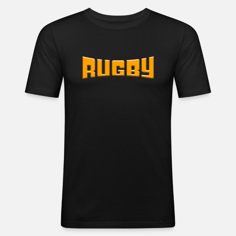 rugby - Men's Slim Fit T-Shirt - black