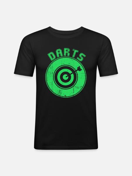 darts - Men's Slim Fit T-Shirt - black