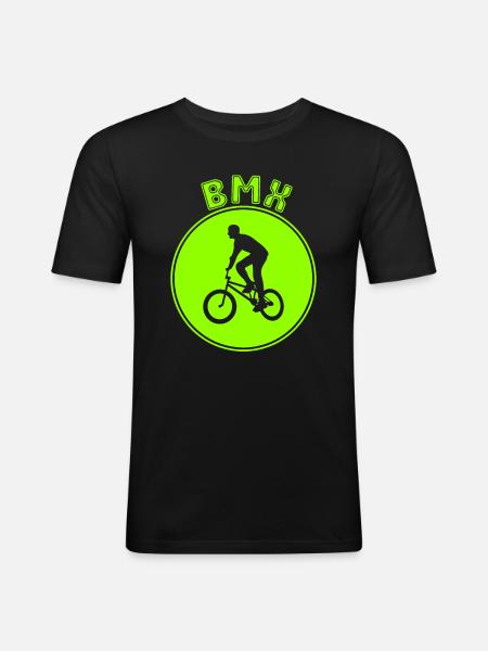 bmx - Men's Slim Fit T-Shirt - black