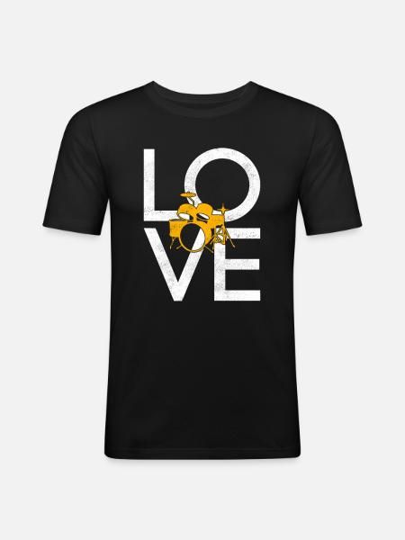 Percussion - Men's Slim Fit T-Shirt - black
