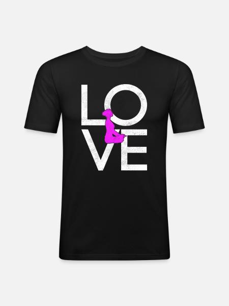 Yoga - Men's Slim Fit T-Shirt - black