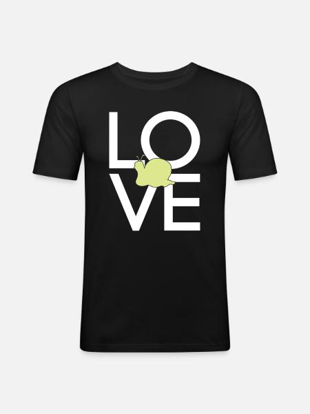 Snail - Men's Slim Fit T-Shirt - black