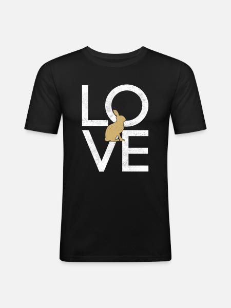 Hare - Men's Slim Fit T-Shirt - black