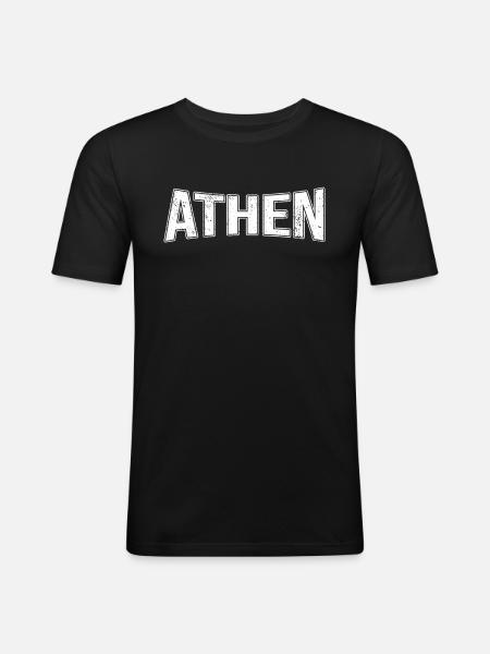 Athens - Men's Slim Fit T-Shirt - black