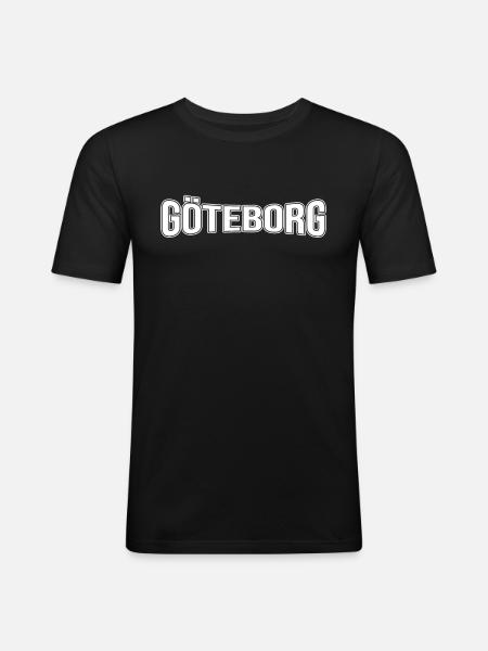 Gothenburg - Men's Slim Fit T-Shirt - black