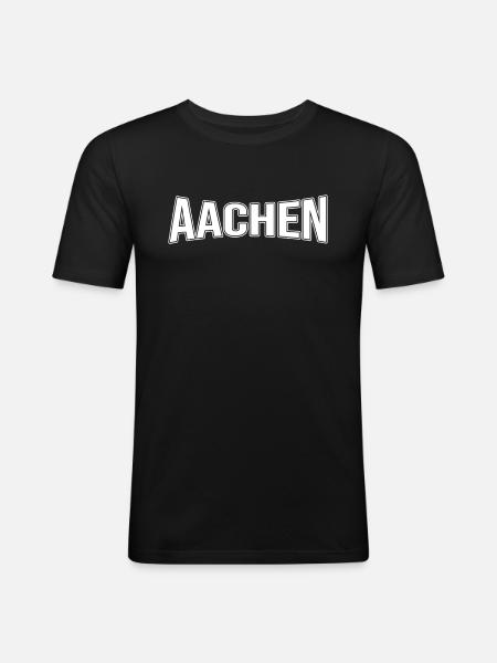 Aachen - Men's Slim Fit T-Shirt - black