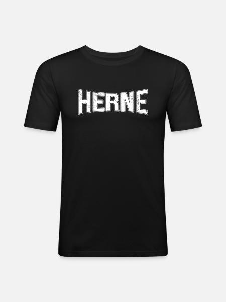 Herne - Men's Slim Fit T-Shirt - black