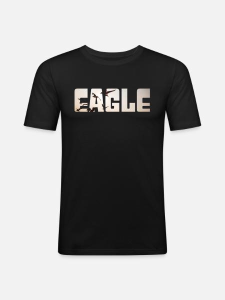 Eagle - Men's Slim Fit T-Shirt - black