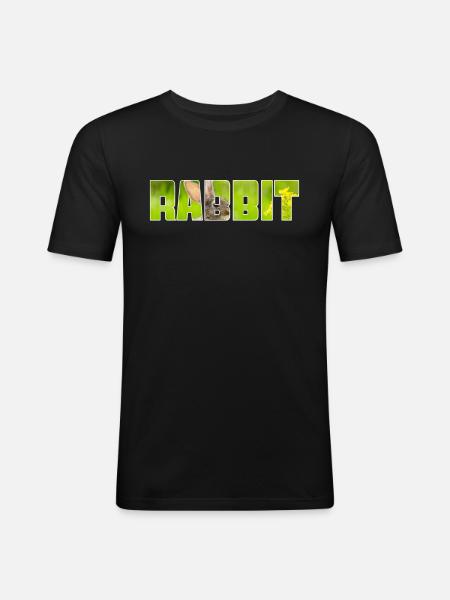 Hare - Men's Slim Fit T-Shirt - black