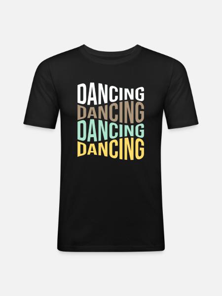 Dance - Men's Slim Fit T-Shirt - black