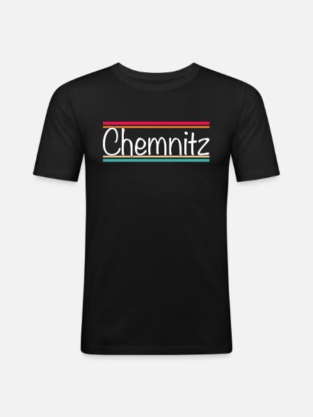 Chemnitz - Men's Slim Fit T-Shirt - black