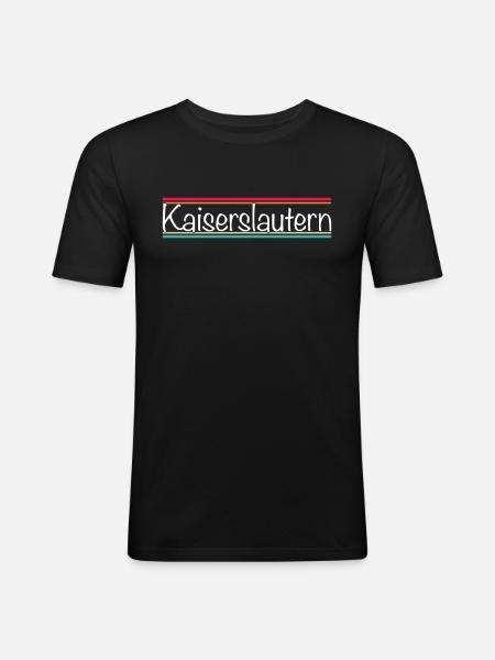 Kaiserslautern - Men's Slim Fit T-Shirt - black