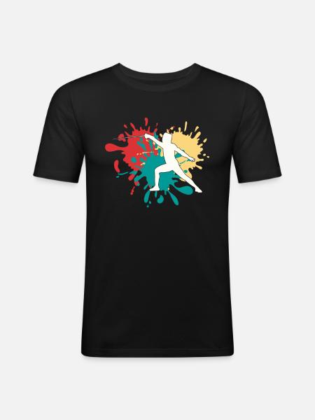 Fencing - Men's Slim Fit T-Shirt - black
