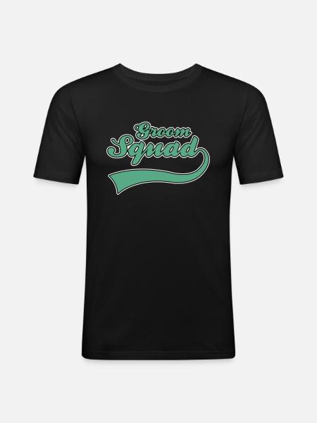 Bräutigam groom JGA - Men's Slim Fit T-Shirt - black