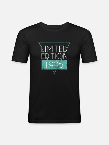 Édition limitée 1995 - T-shirt près du corps Homme - noir