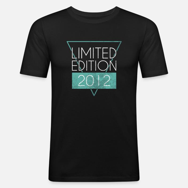 Limited Edition 2012 - Männer Slim Fit T-Shirt - Schwarz