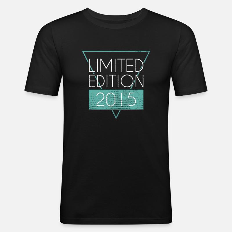 Limited Edition 2015 - Männer Slim Fit T-Shirt - Schwarz