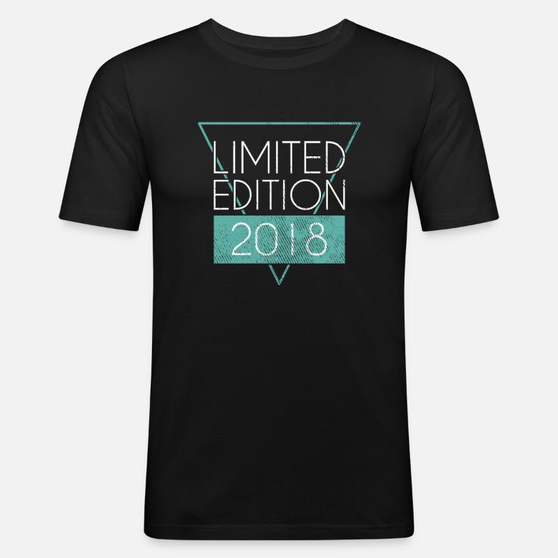 Limited Edition 2018 - Men's Slim Fit T-Shirt - black