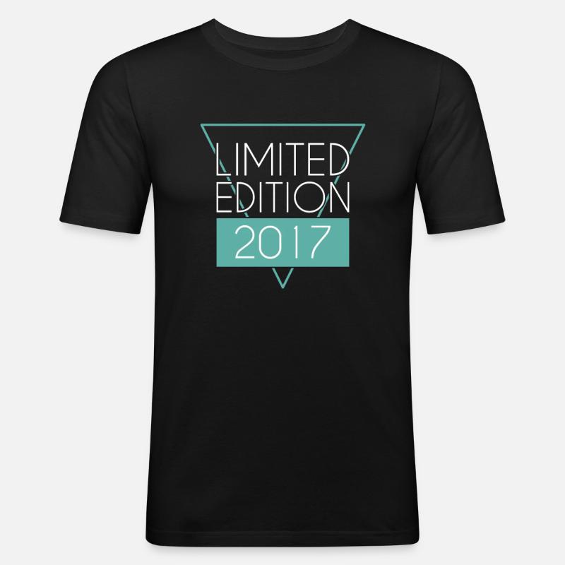 Édition Limitée 2017 - T-shirt près du corps Homme - noir