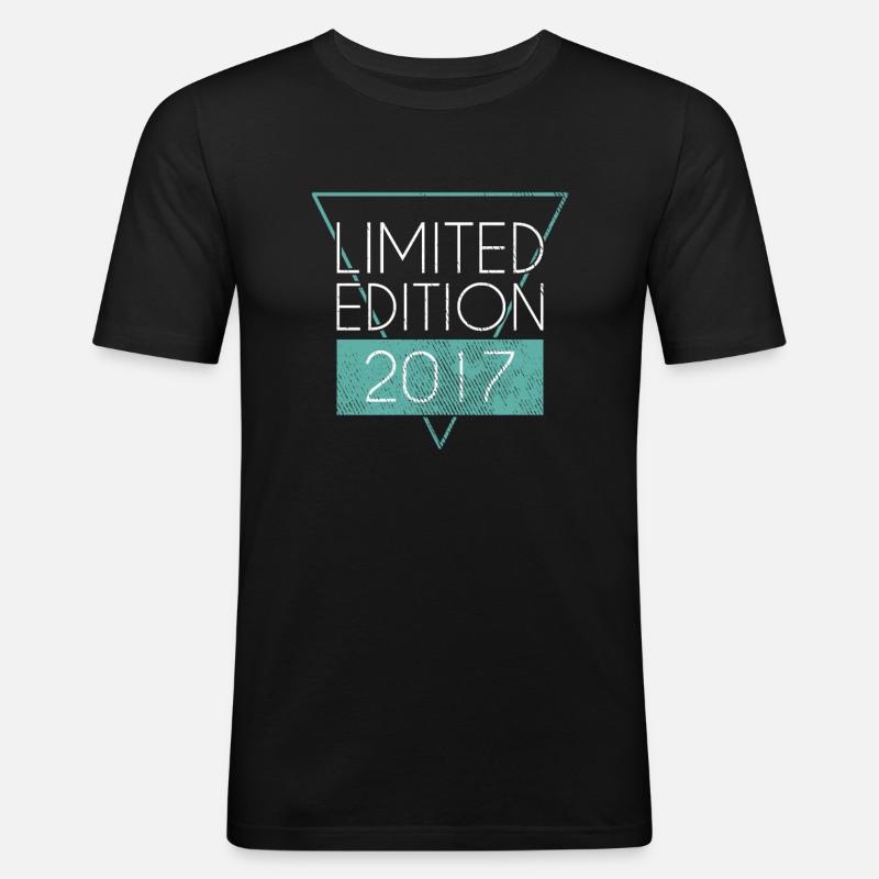 Édition Limitée 2017 - T-shirt près du corps Homme - noir