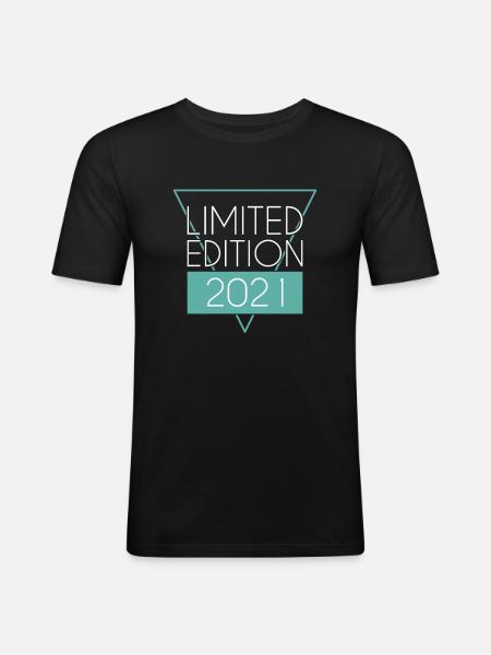 Limited Edition 2021 - Men's Slim Fit T-Shirt - black