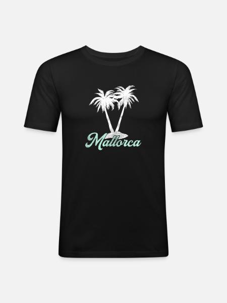 Majorca - Men's Slim Fit T-Shirt - black