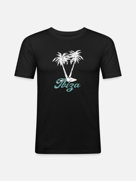 Ibiza - Men's Slim Fit T-Shirt - black