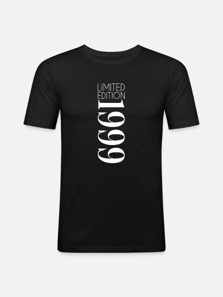 Édition limitée 1999 - T-shirt près du corps Homme - noir