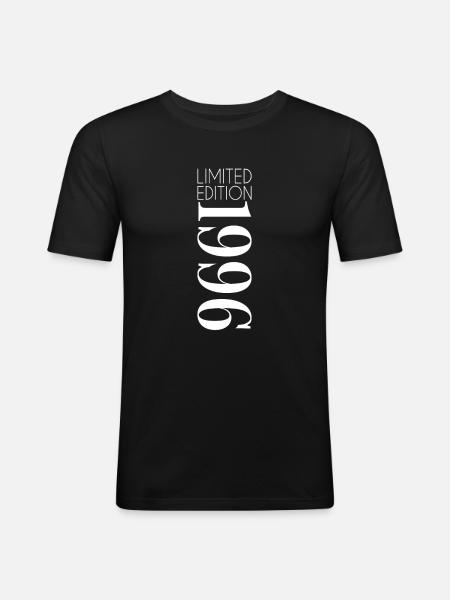 Édition limitée 1996 - T-shirt près du corps Homme - noir