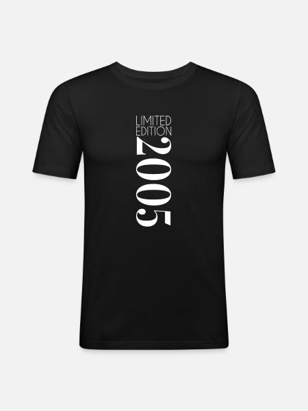 Limited Edition 2005 - Men's Slim Fit T-Shirt - black