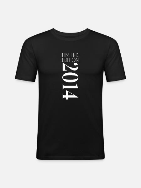 Édition Limitée 2014 - T-shirt près du corps Homme - noir