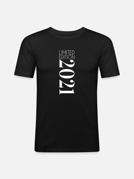 Limited Edition 2021 - Men's Slim Fit T-Shirt - black