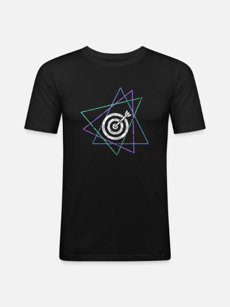darts - Men's Slim Fit T-Shirt - black