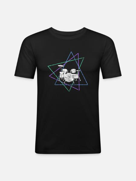 Percussion - Men's Slim Fit T-Shirt - black