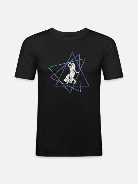 Sing - Men's Slim Fit T-Shirt - black