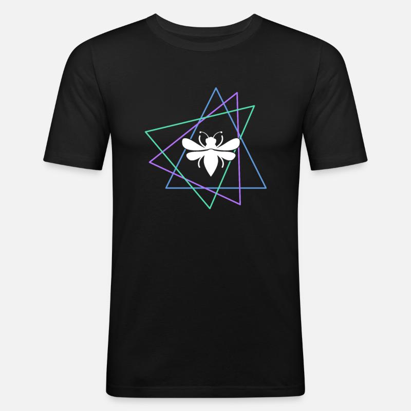 Bee - Men's Slim Fit T-Shirt - black