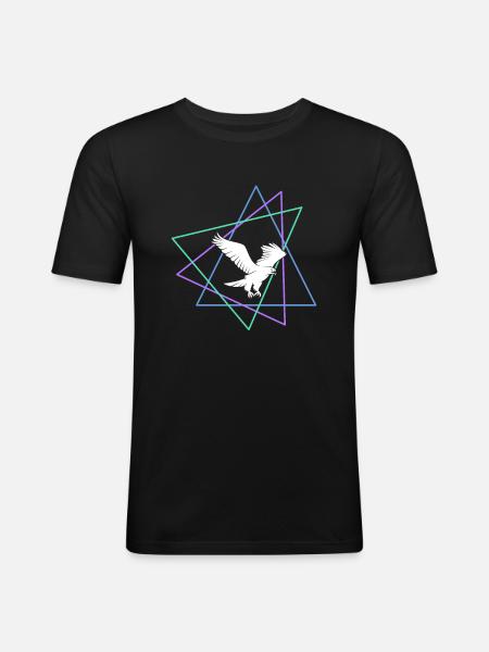 Eagle - Men's Slim Fit T-Shirt - black