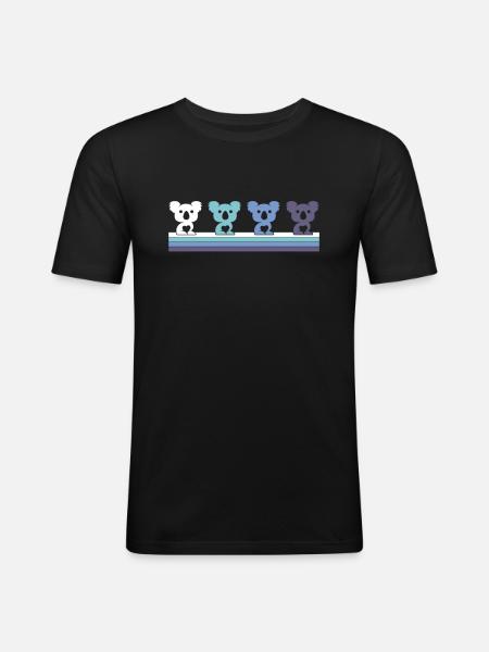 Koala - Men's Slim Fit T-Shirt - black